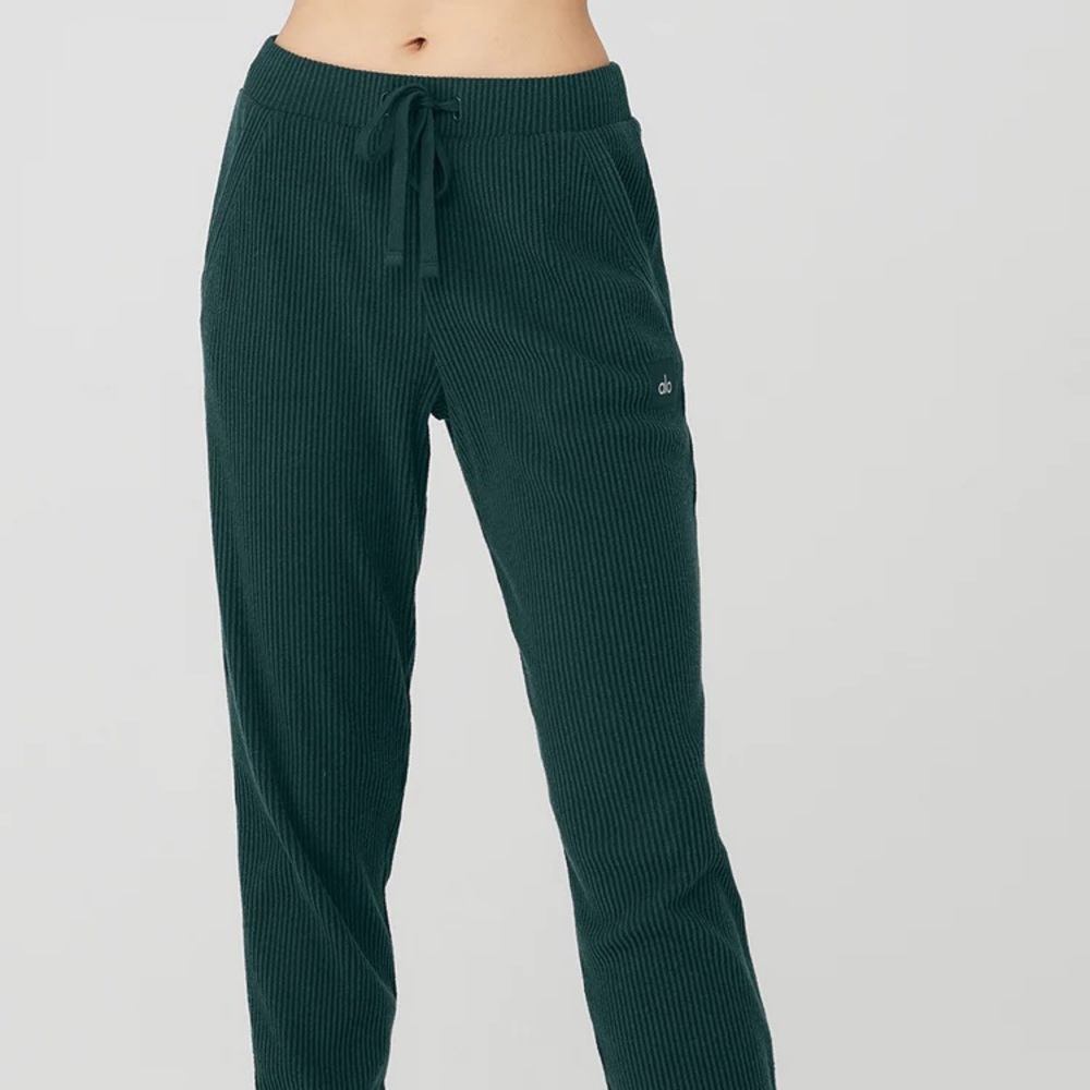 Alo Muse Sweatpants - Midnight Green Sz Sm